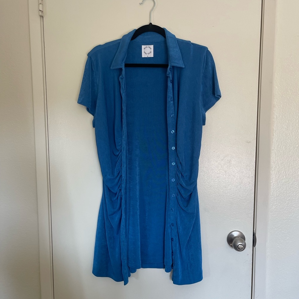 Pre Loved - WITH JEAN Blue Dress - Medium - Worn Twice